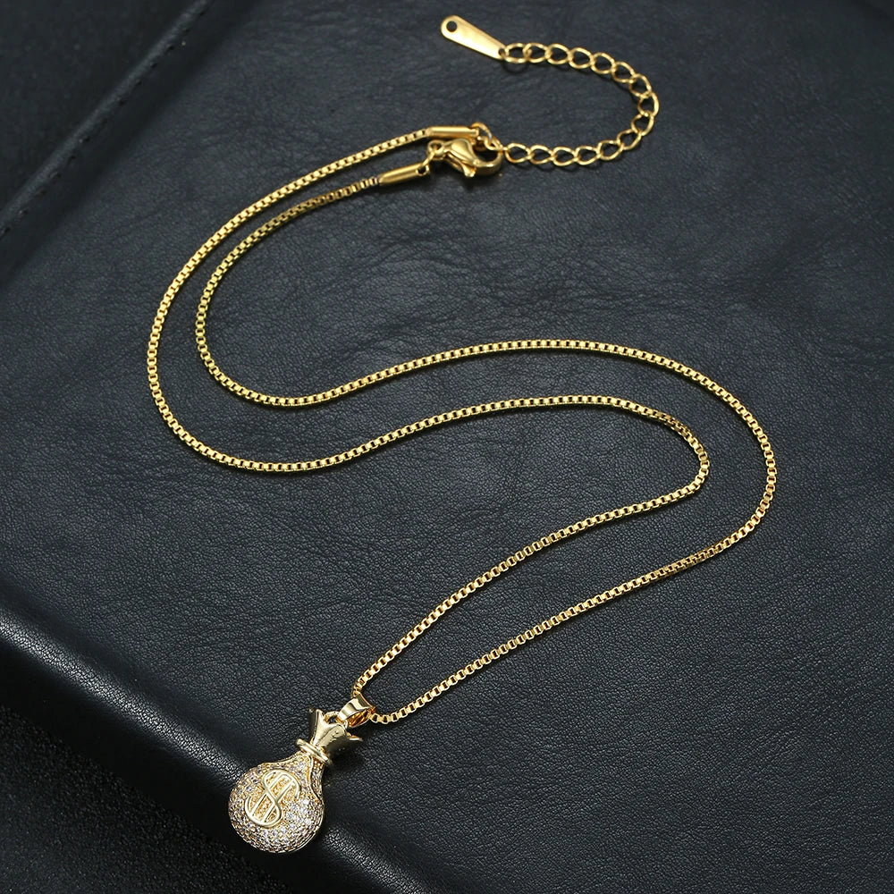 LIMITED TIME FREE - 2026 Popular Money Bag Necklace - Add to Cart and IT's YOURS