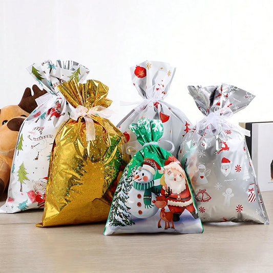 5pcs Christmas Theme Gift Packaging Bag