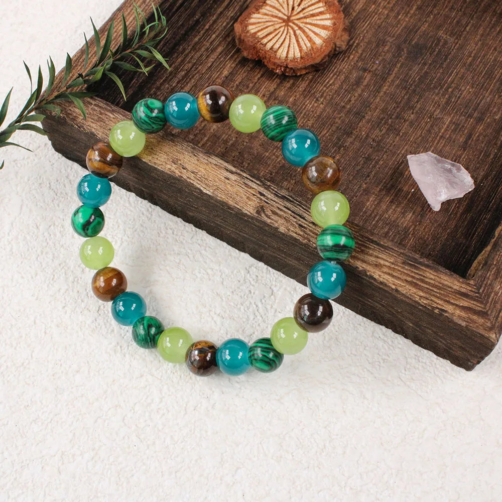 Rich money bracelet - Tiger eye stone bangles